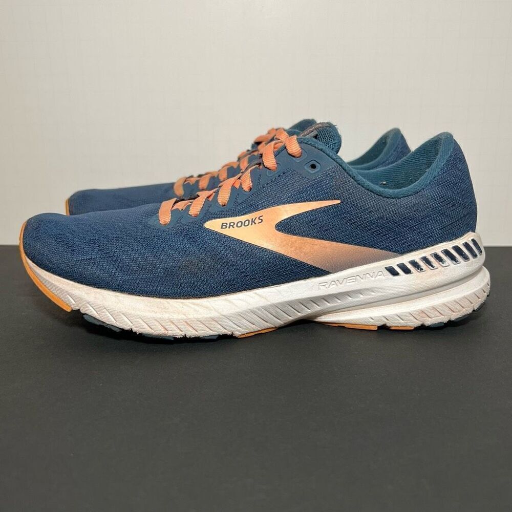 Womens BROOKS Ravenna 11 Dark Blue Running Shoes / Size 7.5 Medium - Picture 3 of 9